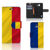 Huawei Ascend Y550 Bookstyle Case Roemenië - thumbnail