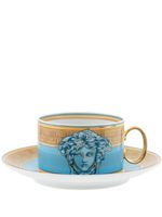 Versace tasse et soucoupe Coin Medusa - Tons neutres