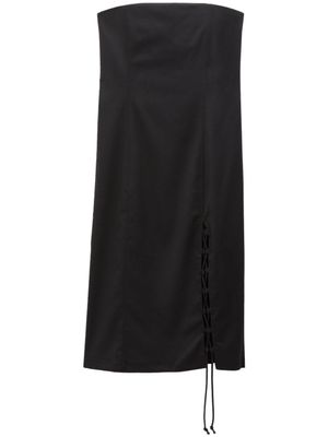 Filippa K robe-tube à détail de laçage - Noir