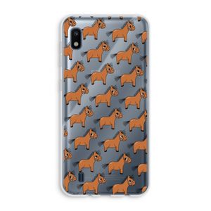 Pony: Samsung Galaxy A10 Transparant Hoesje