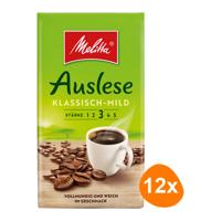 Melitta - Auslese Classic-Mild Gemalen koffie - 12x 500g