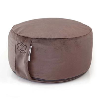 Love Generation Meditatiekussen │ Rond │ Velvet │ Blissful Brown