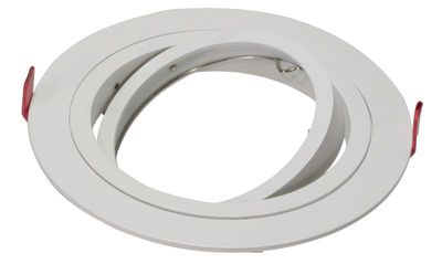 AR111 armatuur inbouw 1 voudig rond 180mm wit