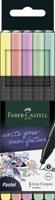 Faber Castell Fineliner Grip 0,4mm - etui 5 stuks Pastel