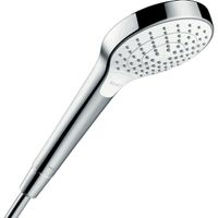 Hansgrohe Croma Select S handdouche Vario EcoSmart 1/2 xØ11cm met rain turbo rain en intense rain regenstraal wit/chroom 26803400 - thumbnail