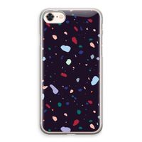 Dark Rounded Terrazzo: iPhone 8 Transparant Hoesje Dark Rounded Terrazzo: iPhone 8 Transparant Hoesje