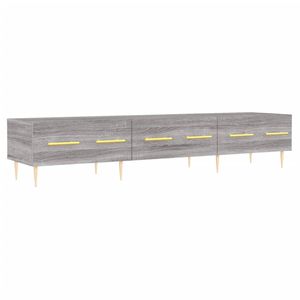 The Living Store TV-Meubel - Televisiekast - 150 x 36 x 30 cm - Grijs Sonoma Eiken - Hoge Kwaliteit