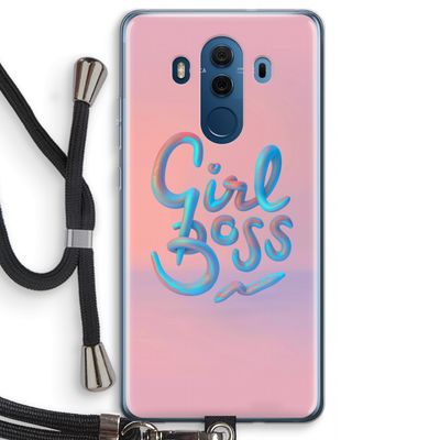 Girl boss: Huawei Mate 10 Pro Transparant Hoesje met koord