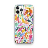 Watercolor Brushstrokes: iPhone 12 Pro Transparant Hoesje