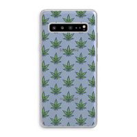 Weed: Samsung Galaxy S10 5G Transparant Hoesje