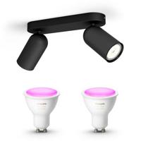 Philips Pongee Opbouwspot - White & Color Ambiance GU10 - thumbnail