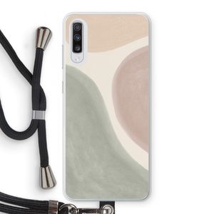 Geo #6: Samsung Galaxy A70 Transparant Hoesje met koord