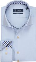 Sleeve7 Overhemd Luxe Visgraat Blauw - thumbnail