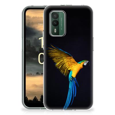 Nokia XR21 | TPU Hoesje | Papegaai