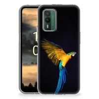 Nokia XR21 | TPU Hoesje | Papegaai
