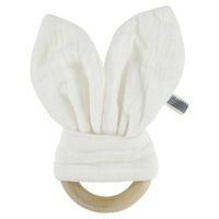 Trixie bijtring Bliss White junior 17 x 6 cm katoen wit - thumbnail