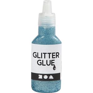 Creativ Company Glitterlijm Lichtblauw, 25ml