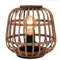 Tafellamp trapezoid naturel