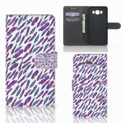 Samsung Galaxy J7 2016 | Telefoon Hoesje | Feathers Color Samsung Galaxy J7 2016 | Telefoon Hoesje | Feathers Color