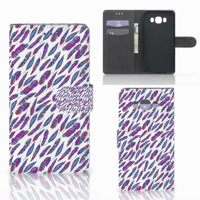 Samsung Galaxy J7 2016 | Telefoon Hoesje | Feathers Color