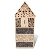 The Living Store Insectenhok Groot - Massief hout - 45.5 x 15 x 99 cm - Natuurlijke habitat voor insecten - thumbnail
