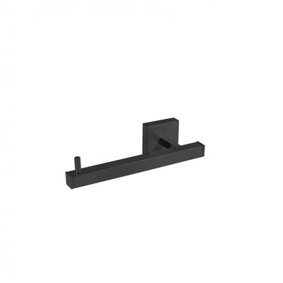 Toiletrolhouder Tres Cuadro Zonder Deksel Mat Zwart Tres