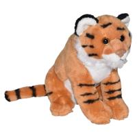 Wild Republic Tijger knuffel pluche met geluid 20 cm