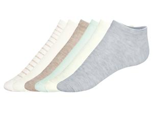 esmara 6 paar sokken (crème/beige/mint/grijs, 39-42)