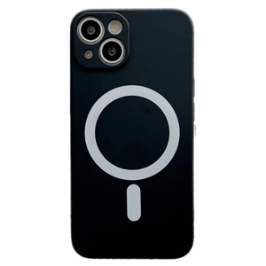 iPhone 14 Plus hoesje - Backcover - Geschikt voor MagSafe - TPU - Zwart