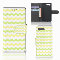 Sony Xperia X Compact | Telefoon Hoesje | Waves Yellow