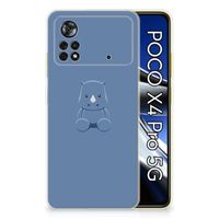 Xiaomi Poco X4 Pro 5G Telefoonhoesje met Naam Baby Rhino - thumbnail