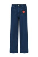 Like Flo winter wide leg jeansbroek meisjes - blauw - Fabiana