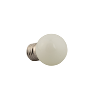 LED lamp wit 2700K feestverlichting P45 1W PVC bol E27 fitting