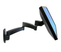 Ergotron Wall Mount Arm 200 Series Monitor-wandbeugel 1-voudig 25,4 cm (10) - 68,6 cm (27) Zwart Kantelbaar, Zwenkbaar, Roteerbaar