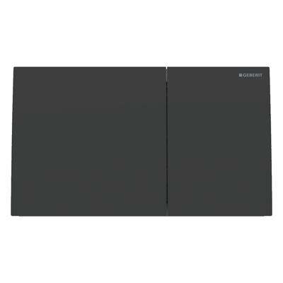 Geberit Drukplaat Sigma 70 Frontbediening 2-toets Glas Mat Zwart