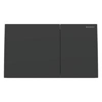 Geberit Drukplaat Sigma 70 Frontbediening 2-toets Glas Mat Zwart