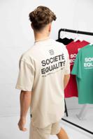 Equalité Societé Oversized T-Shirt Beige - Maat XS - Kleur: Beige | Soccerfanshop - thumbnail