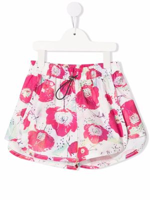 Andorine short à fleurs - Rose