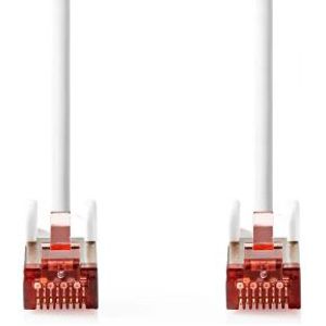 CAT6-kabel | RJ45 Male | RJ45 Male | S/FTP | 3.00 m | Rond | LSZH | Wit | Label