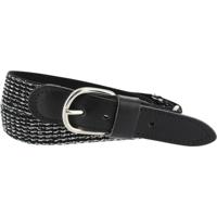 Oxxy elastische verstelbare riem glitter black