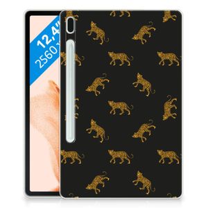 Back Case voor Samsung Galaxy Tab S7FE Leopards