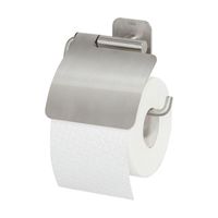 Tiger Colar Toiletrolhouder met klep RVS geborsteld 14.6x13.3x3.5cm 1314130946