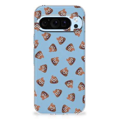TPU bumper voor Google Pixel 9 | 9 Pro Poep Emojis