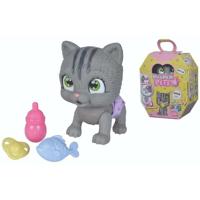 Smoby - Verwen Petz - Kat ter adoptie - 4 accessoires - Geleed - Drinken en plassen - Adoptiecertificaat - Vanaf 3 jaar