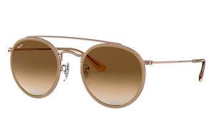 Ray-Ban Round Double Bridge zonnebril Rond