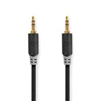 Nedis Stereo-Audiokabel | 3,5 mm Male naar 3,5 mm Male | 1 m | 1 stuks - CABW22000AT10 CABW22000AT10 - thumbnail