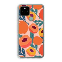 Perzik: Google Pixel 5 Transparant Hoesje