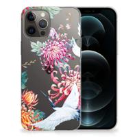 iPhone 12 Pro Max | TPU Hoesje | Bird Flowers