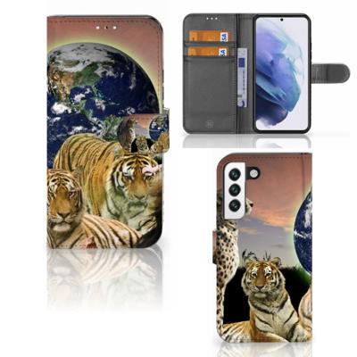 Samsung Galaxy S22 | Telefoonhoesje | Met pasjeshouder | Roofdieren