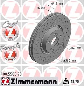 Remschijf Formula Z 400550370